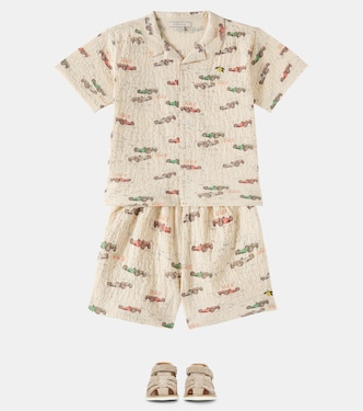 Camicia e shorts Elliot in cotone | Konges Sløjd
