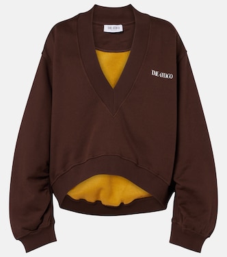 Logo cotton fleece sweatshirt | The Attico