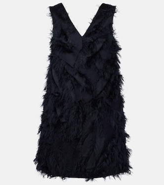 Minikleid mit Fransen | Brunello Cucinelli