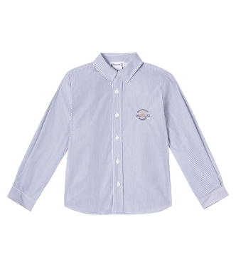 Striped cotton shirt | Bonpoint
