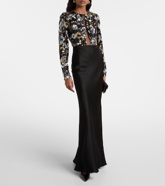Lastra sequined tulle maxi dress | Max Mara