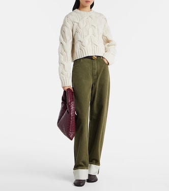 Oversize-Pullover aus Wolle | Bottega Veneta