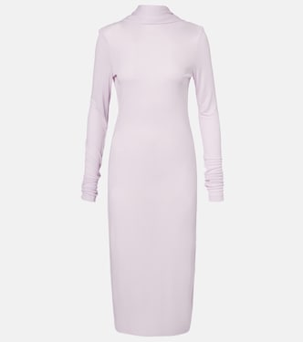 Draped jersey midi dress | Toteme