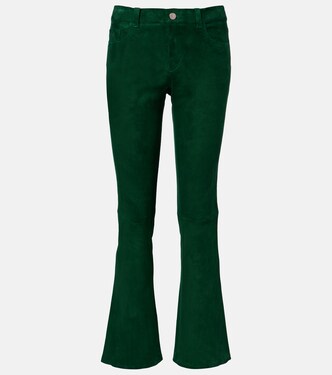 Dean 22 suede flared pants | Stouls