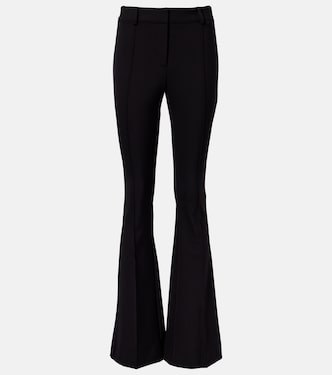 Hibiscus high-rise flared pants | Veronica Beard