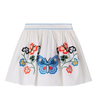 Bonnie embroidered cotton skirt | Molo
