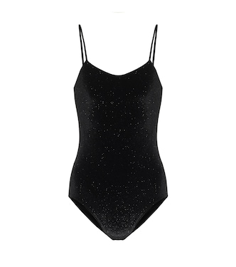 Body in velluto con glitter | Alexandre Vauthier