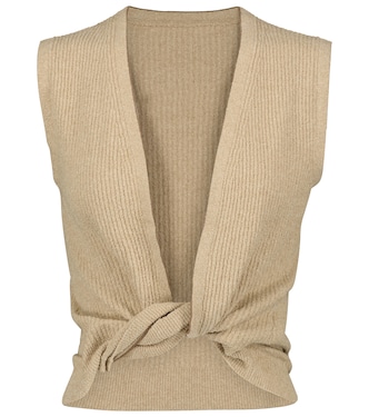 Crop top Le Haut Noué con nudo | Jacquemus