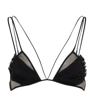 Top de seda semitransparente | Nensi Dojaka