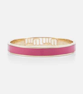 Bracelet en émail à logo | Miu Miu