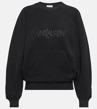 Sudadera de algodón con logo | Saint Laurent