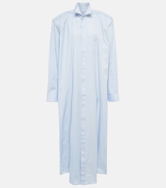 Deconstructed cotton shirt dress | Vetements
