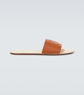 Varsicool leather slides | Christian Louboutin