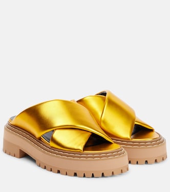 Sandali in pelle metallizzata | Proenza Schouler