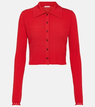 Rib-knit wool cardigan | Chloé