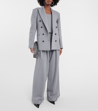 Double-breasted cotton jersey blazer | Giuseppe di Morabito