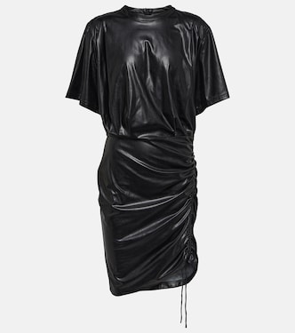 Balesi ruched faux leather minidress | Marant Etoile