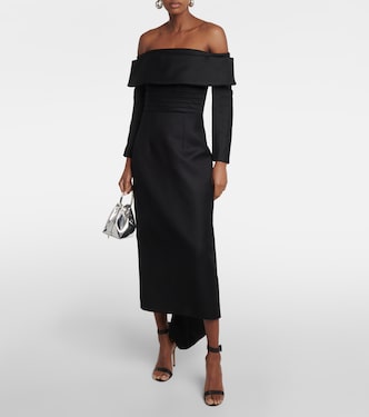 Vestido midi Derika de lana | Emilia Wickstead