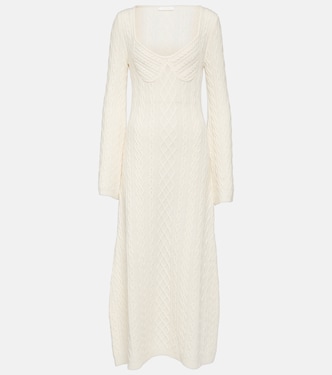 Robe midi en laine et cachemire | Chloé