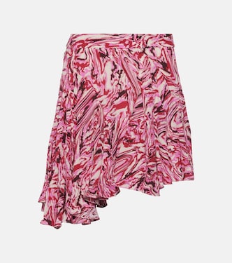 Minifalda Teyana de seda estampada | Isabel Marant