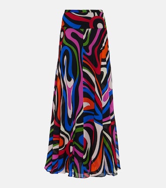 Marmo silk maxi skirt | Pucci