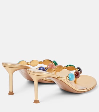 Sandales Shanti en cuir à ornements | Gianvito Rossi