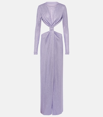 Robe aus Jersey mit Kristallen | Area