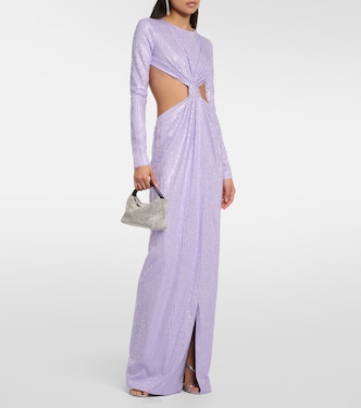 Robe aus Jersey mit Kristallen | Area