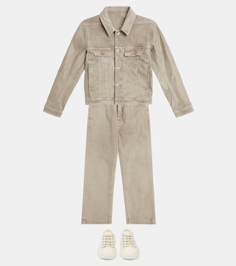 Giacca Lido Trucker in misto cotone | Rick Owens Kids