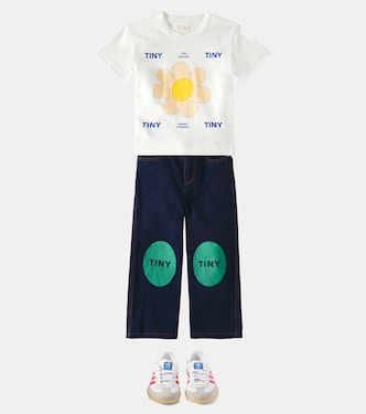 T-shirt Daisy in cotone con stampa | Tinycottons