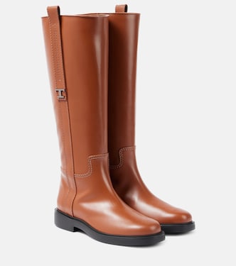 Botas altas T Timeless de piel | Tod's