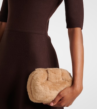 Soft Demi faux shearling clutch | Gabriela Hearst