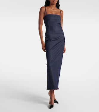 Abito midi di jeans | Alaïa