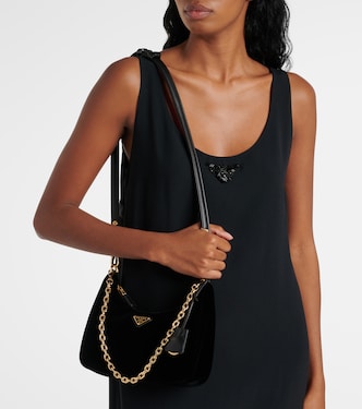 Re-Edition Small embellished shoulder bag | Prada