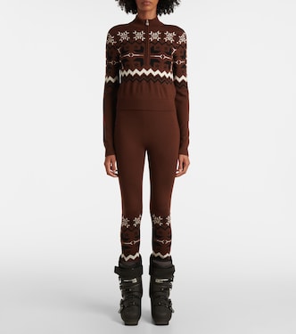 Leggings Nordic in lana a vita alta | Perfect Moment
