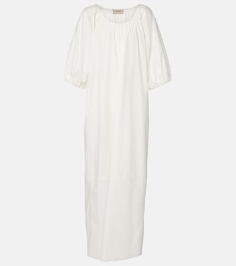 Solid cotton maxi dress | Adriana Degreas