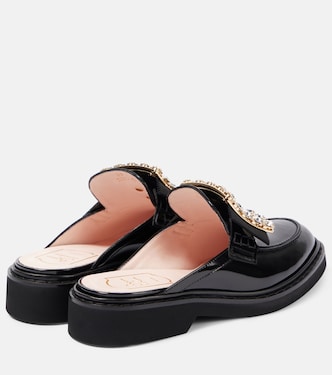 Viv' Rangers embellished leather mules | Roger Vivier