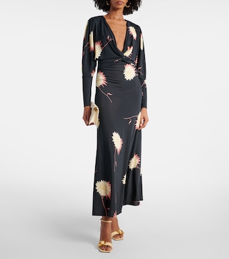 XX floral jersey maxi dress | La DoubleJ