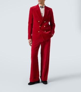 Blazer en velours de coton et lin | Valentino