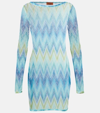 Minikleid aus Häkelstrick | Missoni