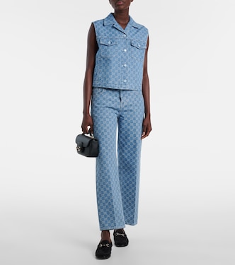 Weste GG aus Denim | Gucci