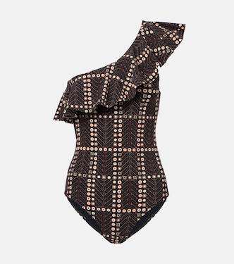 Siciliyage ruffled one-shoulder swimsuit | Marant Etoile