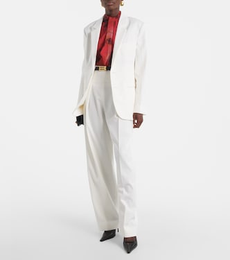 Wool-blend blazer | Victoria Beckham