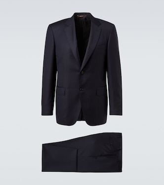Pinstripe wool suit | Canali