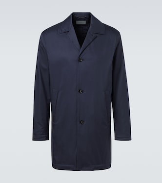 Single-breasted car coat | Canali
