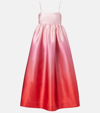 Inez ombré satin cocktail dress | Alémais