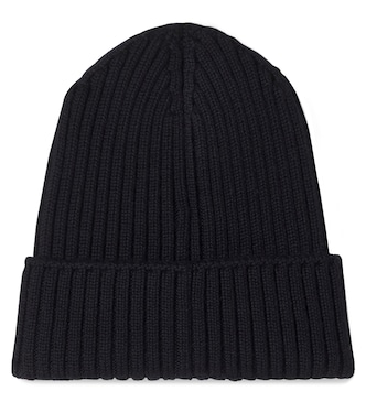 Logo virgin wool beanie | Moncler Enfant