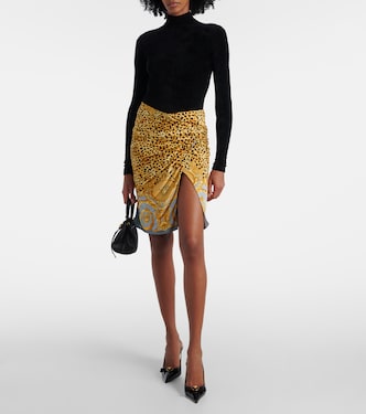 Chenille turtleneck bodysuit | Versace