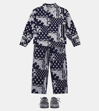 Luis printed cotton shirt | The New Society