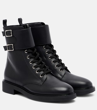 Ripley 레더 컴뱃 부츠 | Gianvito Rossi
